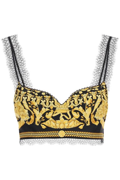 versace bralette top